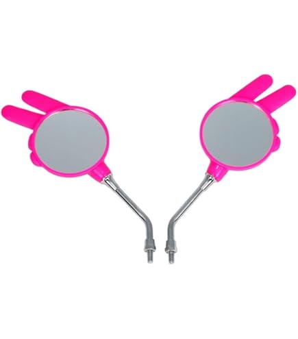 Amazon | KJT じゃんけんミラー ちょき ブルー 左右セット 8mm 正ネジ